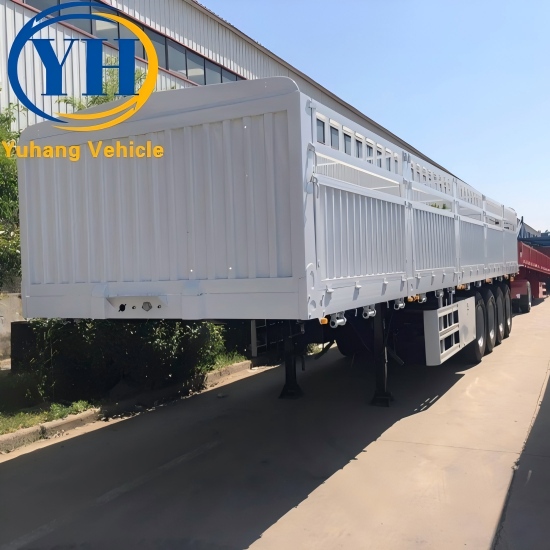 4 Axle 80 Ton Stake Semi Trailer 4 Axle 80 Ton Stake Semi Trailer