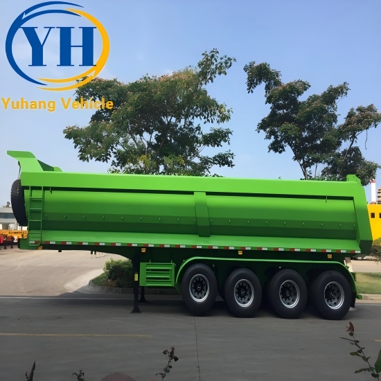 4 Axle End Dump Trailer 4 Axle End Dump Trailer