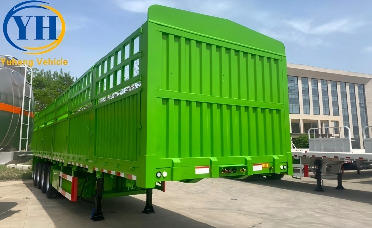 4 Axle Fence Semi Trailer-YUHANG VEHICLE 4 Axle Fence Semi Trailer-YUHANG VEHICLE