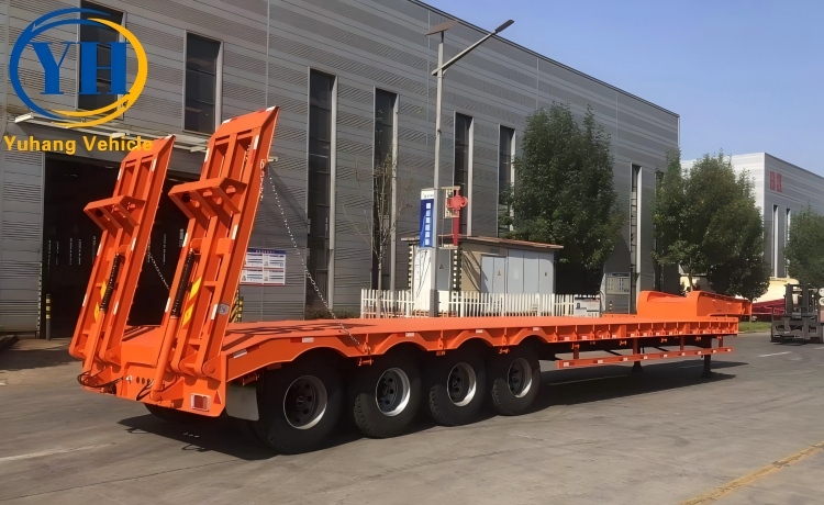 4 Axle Low Loader-YUHANG VEHICLE 4 Axle Low Loader-YUHANG VEHICLE