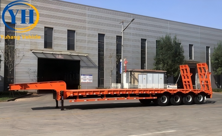 4 Axle Low Loader-YUHANG VEHICLE 4 Axle Low Loader-YUHANG VEHICLE