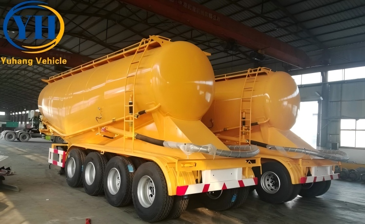 4 Axle Pneumatic Cement Trailer-YUHANG VEHICLE 4 Axle Pneumatic Cement Trailer-YUHANG VEHICLE