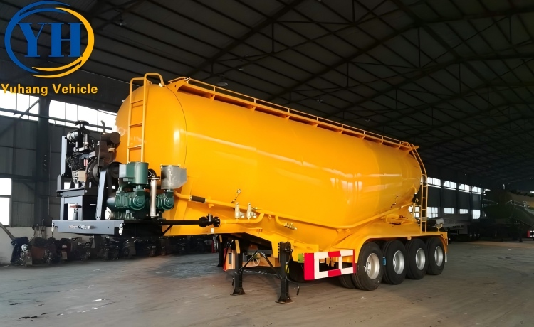 4 Axle Pneumatic Cement Trailer-YUHANG VEHICLE 4 Axle Pneumatic Cement Trailer-YUHANG VEHICLE