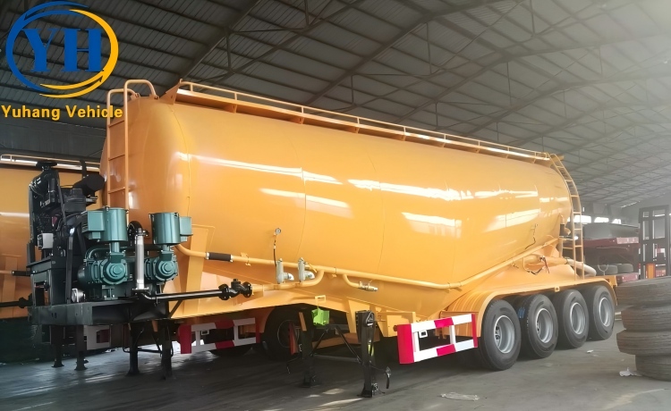 4 Axle Pneumatic Cement Trailer-YUHANG VEHICLE 4 Axle Pneumatic Cement Trailer-YUHANG VEHICLE