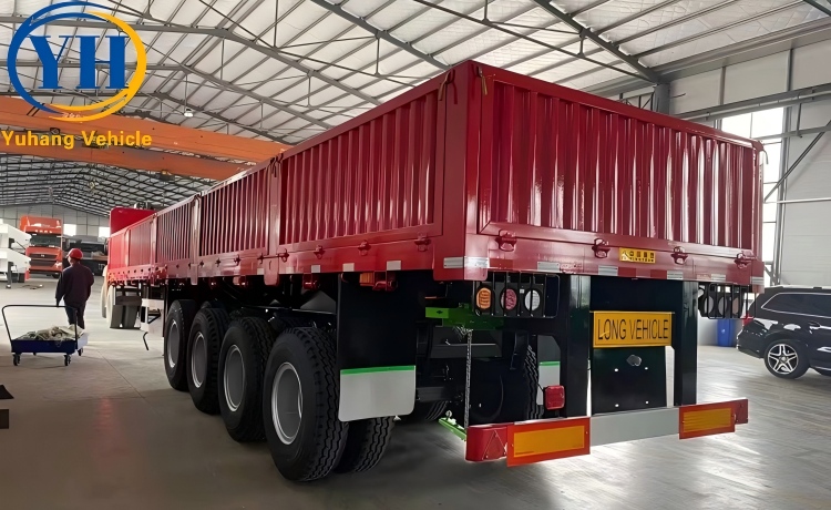 4 Axle Side Wall Trailer Price-YUHANG VEHICLE 4 Axle Side Wall Trailer Price-YUHANG VEHICLE