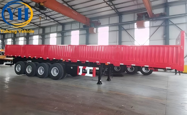 4 Axle Side Wall Trailer Price-YUHANG VEHICLE 4 Axle Side Wall Trailer Price-YUHANG VEHICLE