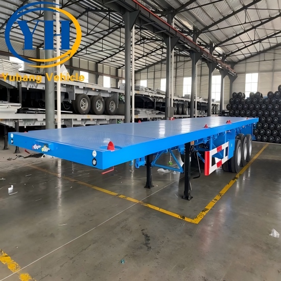 40 Feet 3 Axle Flatbed Trailer 40 Feet 3 Axle Flatbed Trailer