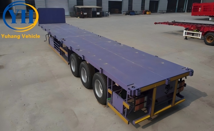 40Ft Flatbed Semi Trailer-YUHANG VEHICLE 40Ft Flatbed Semi Trailer-YUHANG VEHICLE