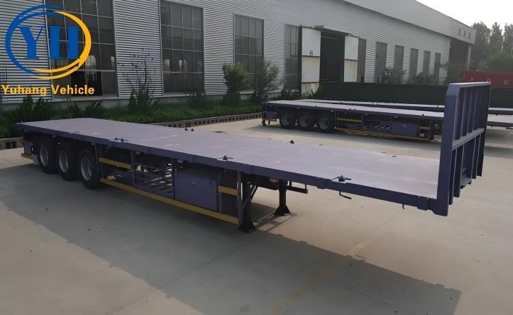 40Ft Flatbed Semi Trailer-YUHANG VEHICLE 40Ft Flatbed Semi Trailer-YUHANG VEHICLE