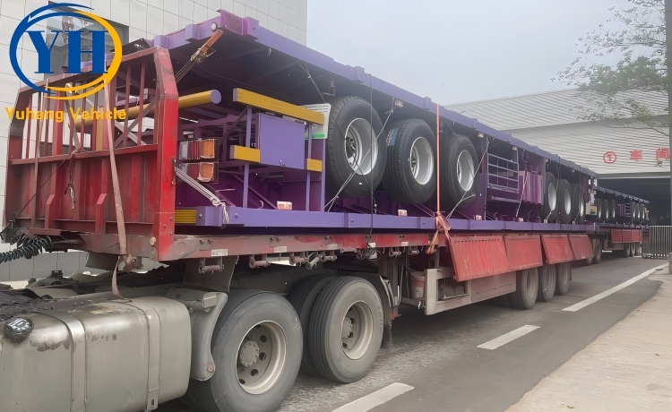 40Ft Flatbed Semi Trailer-YUHANG VEHICLE 40Ft Flatbed Semi Trailer-YUHANG VEHICLE