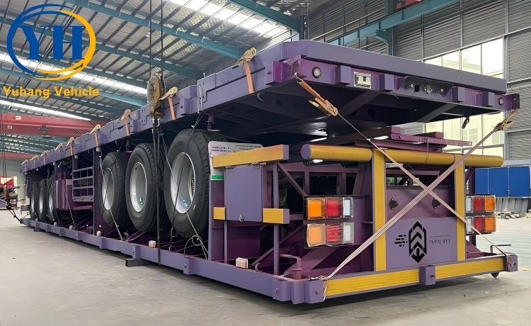 40Ft Flatbed Semi Trailer-YUHANG VEHICLE 40Ft Flatbed Semi Trailer-YUHANG VEHICLE