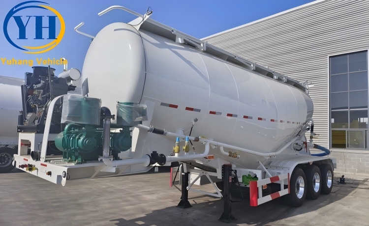 40CBM Dry Bulk Cement Trailer for Sale-YUHANG VEHICLE 40CBM Dry Bulk Cement Trailer for Sale-YUHANG VEHICLE