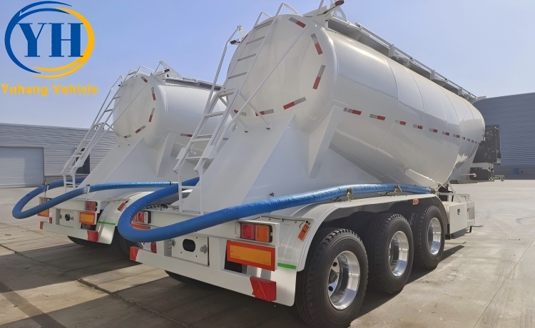 40CBM Dry Bulk Cement Trailer for Sale-YUHANG VEHICLE 40CBM Dry Bulk Cement Trailer for Sale-YUHANG VEHICLE