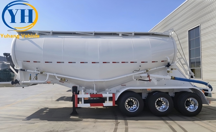 40CBM Dry Bulk Cement Trailer for Sale-YUHANG VEHICLE 40CBM Dry Bulk Cement Trailer for Sale-YUHANG VEHICLE