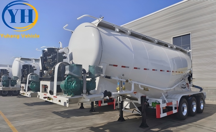 40CBM Dry Bulk Cement Trailer for Sale-YUHANG VEHICLE 40CBM Dry Bulk Cement Trailer for Sale-YUHANG VEHICLE