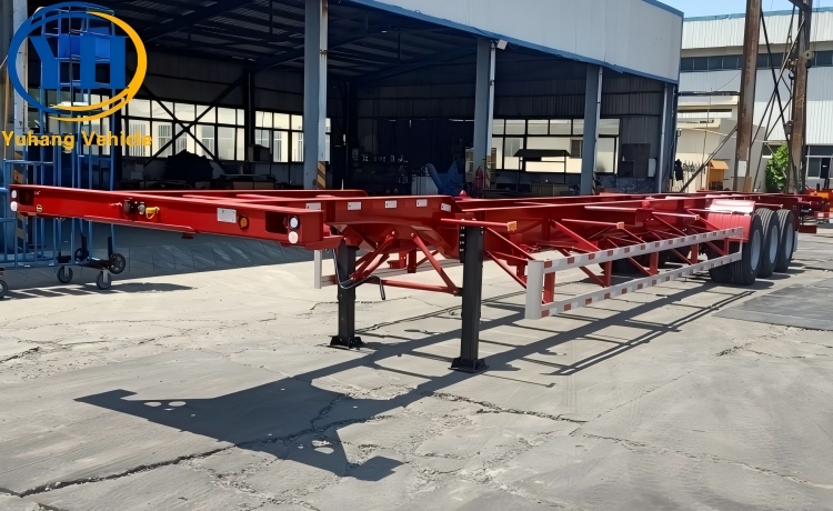 40Ft Gooseneck Container Trailer-YUHANG VEHICLE 40Ft Gooseneck Container Trailer-YUHANG VEHICLE