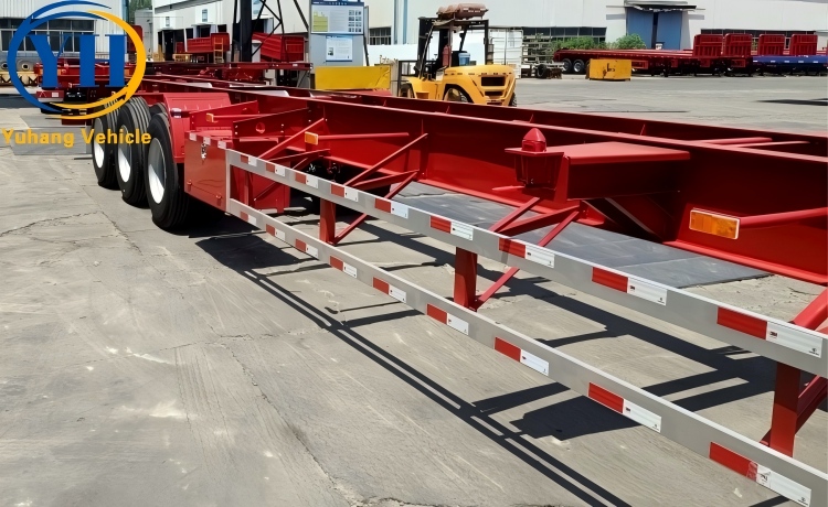 40Ft Gooseneck Container Trailer-YUHANG VEHICLE 40Ft Gooseneck Container Trailer-YUHANG VEHICLE