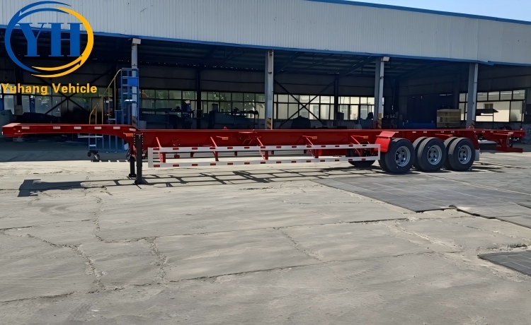 40Ft Gooseneck Container Trailer-YUHANG VEHICLE 40Ft Gooseneck Container Trailer-YUHANG VEHICLE