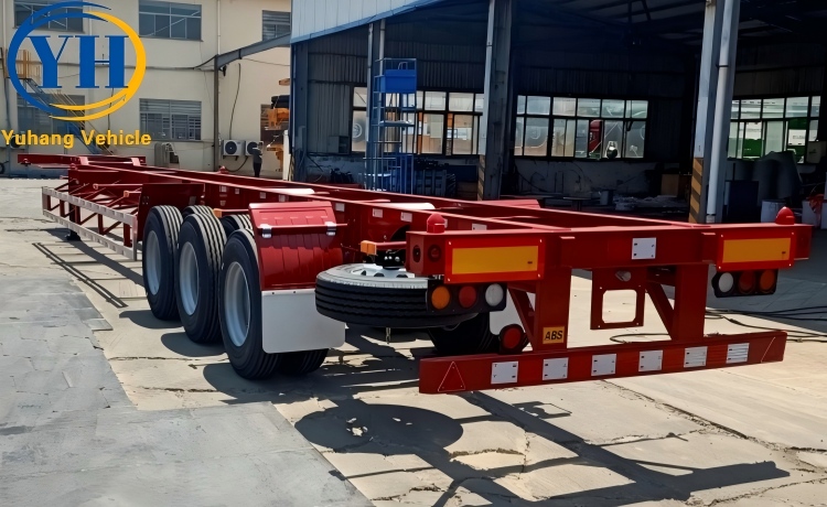 40Ft Gooseneck Container Trailer-YUHANG VEHICLE 40Ft Gooseneck Container Trailer-YUHANG VEHICLE