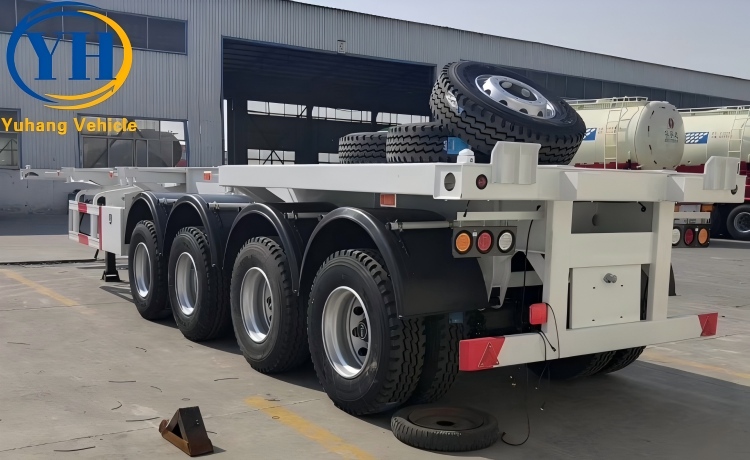 40Ft Skeletal Semi Trailer-YUHANG VEHICLE 40Ft Skeletal Semi Trailer-YUHANG VEHICLE