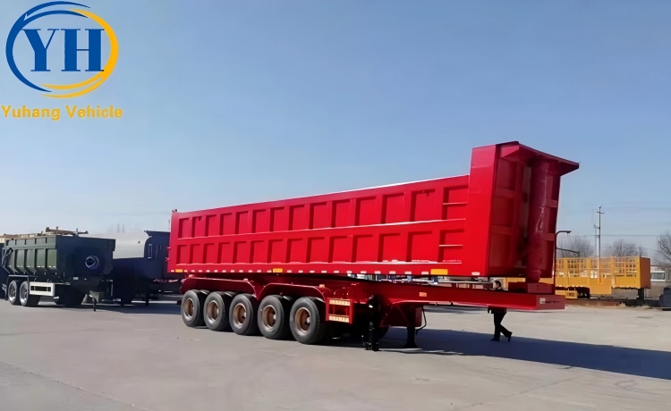 5 Axle Tipper Truck Trailer-YUHANG VEHICLE 5 Axle Tipper Truck Trailer-YUHANG VEHICLE
