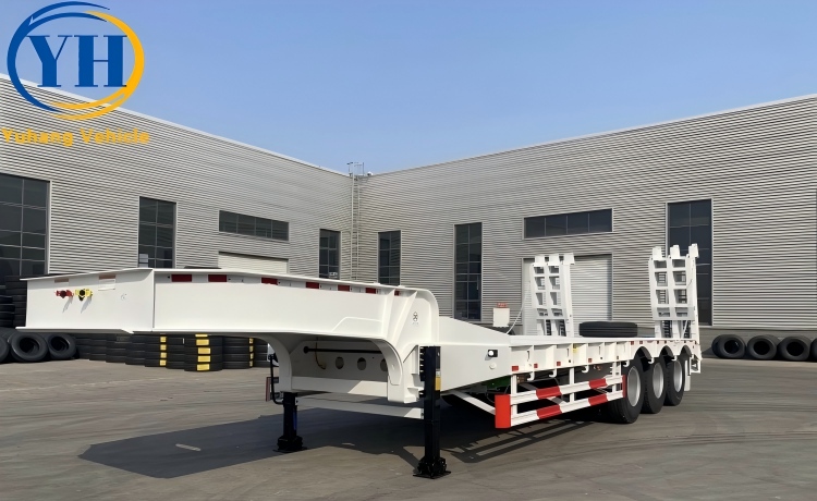 50 Tonne Lowbed Equipment Trailer-YUHANG VEHICLE 50 Tonne Lowbed Equipment Trailer-YUHANG VEHICLE
