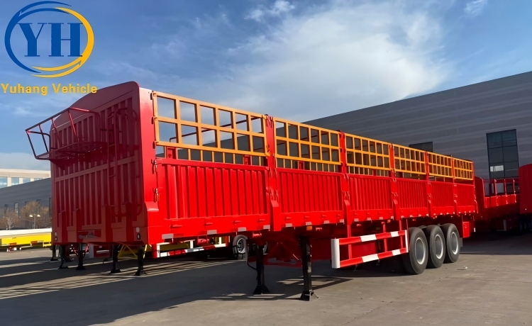 60 Ton Fence Trailer-YUHANG VEHICLE 60 Ton Fence Trailer-YUHANG VEHICLE