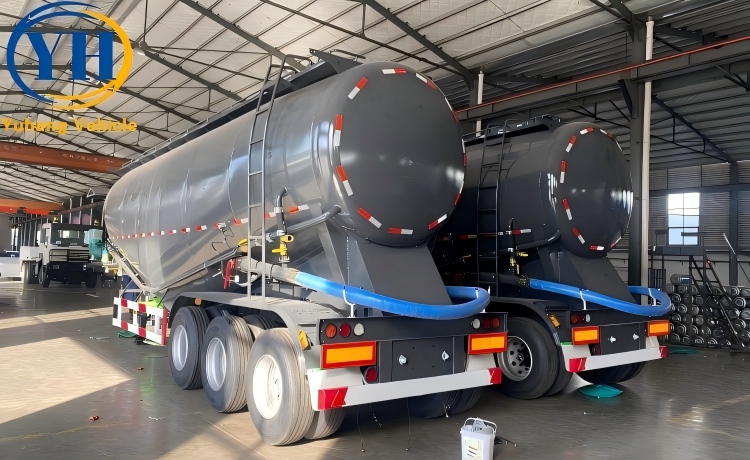 China 55 Ton Cement Semi Trailer-YUHANG VEHICLE China 55 Ton Cement Semi Trailer-YUHANG VEHICLE