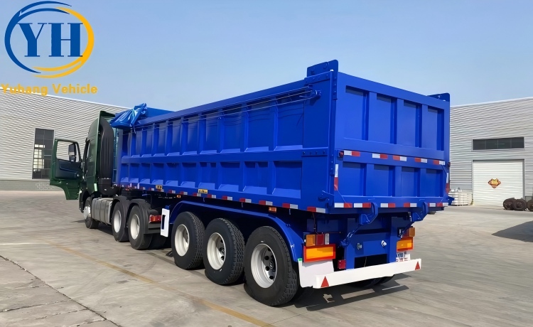 China New Tipper Semi Trailer-YUHANG VEHICLE China New Tipper Semi Trailer-YUHANG VEHICLE