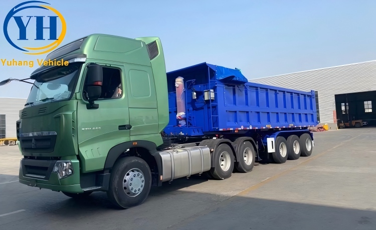 China New Tipper Semi Trailer-YUHANG VEHICLE China New Tipper Semi Trailer-YUHANG VEHICLE