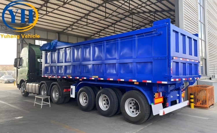 China New Tipper Semi Trailer-YUHANG VEHICLE China New Tipper Semi Trailer-YUHANG VEHICLE