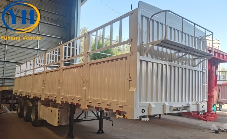 Fence Semi Trailer for Sale-YUHANG VEHICLE Fence Semi Trailer for Sale-YUHANG VEHICLE