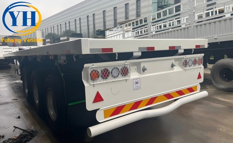 Flatbed Semi Trailer Price-YUHANG VEHICLE Flatbed Semi Trailer Price-YUHANG VEHICLE