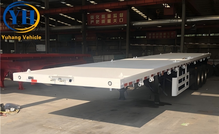 Three Axle Flatbed Tractor Trailer-YUHANG VEHICLE Three Axle Flatbed Tractor Trailer-YUHANG VEHICLE