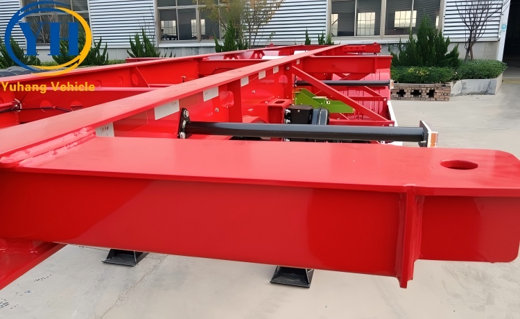 Tri Axle Skeletal Trailer-YUHANG VEHICLE Tri Axle Skeletal Trailer-YUHANG VEHICLE
