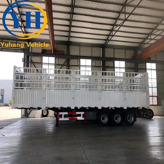 Triaxle Animal Transport Fence Trailer Triaxle Animal Transport Fence Trailer