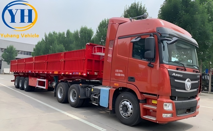Triaxle Side Wall Semi Trailer-YUHANG VEHICLE Triaxle Side Wall Semi Trailer-YUHANG VEHICLE
