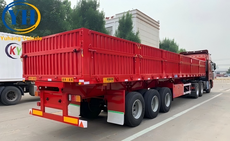 Triaxle Side Wall Semi Trailer-YUHANG VEHICLE Triaxle Side Wall Semi Trailer-YUHANG VEHICLE