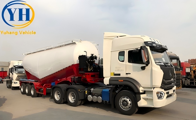 V Shape Cement Bulker for Sale-YUHANG VEHICLE V Shape Cement Bulker for Sale-YUHANG VEHICLE
