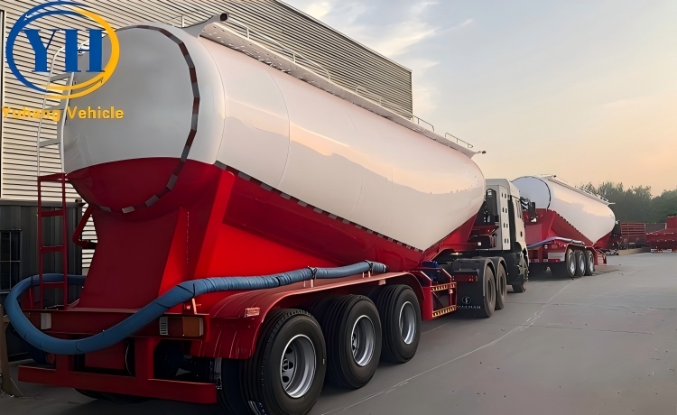 V Shape Cement Bulker for Sale-YUHANG VEHICLE V Shape Cement Bulker for Sale-YUHANG VEHICLE