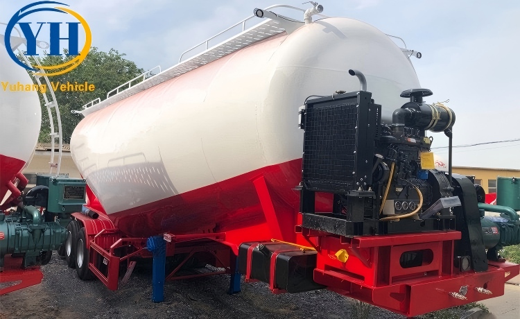 V Shape Cement Bulker for Sale-YUHANG VEHICLE V Shape Cement Bulker for Sale-YUHANG VEHICLE