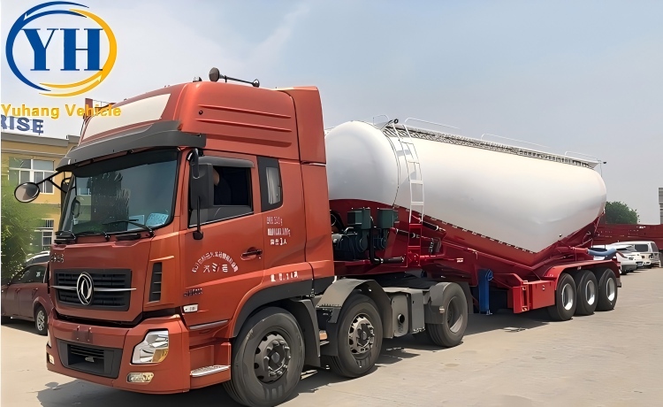 V Shape Cement Bulker for Sale-YUHANG VEHICLE V Shape Cement Bulker for Sale-YUHANG VEHICLE