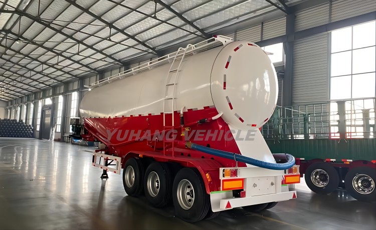 China 55 Ton Cement Semi Trailer-YUHANG VEHICLE