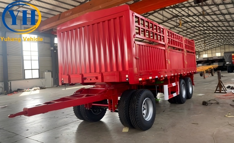 Fence Cargo Full Drawbar Trailer-YUHANG VEHICLE Fence Cargo Full Drawbar Trailer-YUHANG VEHICLE