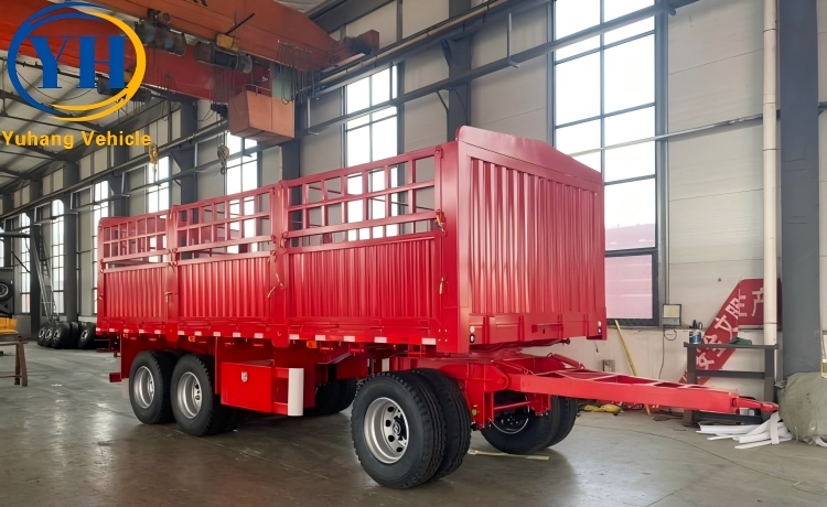 Fence Cargo Full Drawbar Trailer-YUHANG VEHICLE Fence Cargo Full Drawbar Trailer-YUHANG VEHICLE
