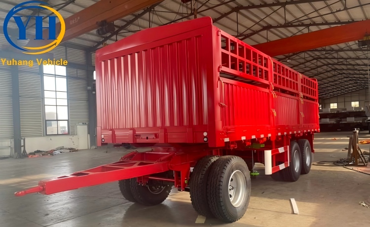 Fence Cargo Full Drawbar Trailer-YUHANG VEHICLE Fence Cargo Full Drawbar Trailer-YUHANG VEHICLE