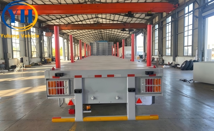 50 Ton Timber Semi Trailer for Sale-YUHANG VEHICLE 50 Ton Timber Semi Trailer for Sale-YUHANG VEHICLE