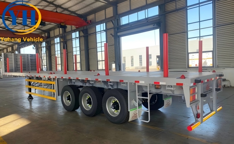 50 Ton Timber Semi Trailer for Sale-YUHANG VEHICLE 50 Ton Timber Semi Trailer for Sale-YUHANG VEHICLE