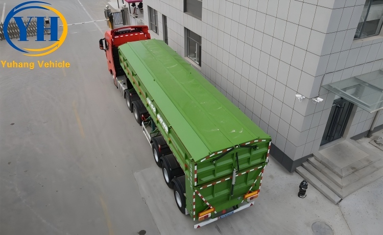 60 Ton Bulk Grain Trailer for Sale-YUHANG VEHICLE 60 Ton Bulk Grain Trailer for Sale-YUHANG VEHICLE