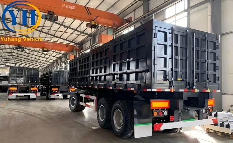 Tri Axle Dump Full Trailer-YUHANG VEHICLE Tri Axle Dump Full Trailer-YUHANG VEHICLE